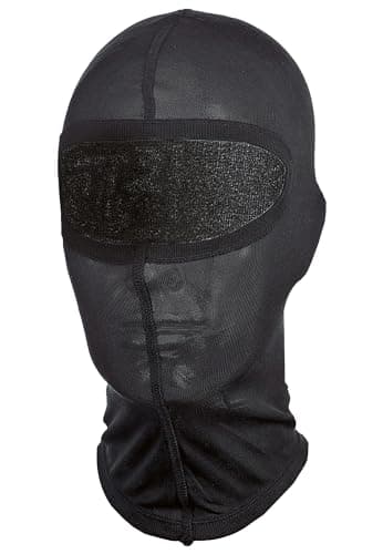 Image of Dainese - Base/Second Layer Men Motorcycle Suit, Men's and Women's Motorbike Balaclava, Unisex, 100% Silk Motorcycle Balaclava, Soft and Fresh, Protects from Wind and Cold, One Size, Black