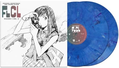 Image of FLCL Season 1 Vol. 2 - Drama Album - Blue Vinyl [VINYL]