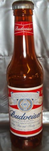 Image of 'BUDVEISER' FUN ADULTS MONEY BOTTLE/SAVINGS MONEY BOTTLE/NOVELTY MONEY BOX-60 cm height