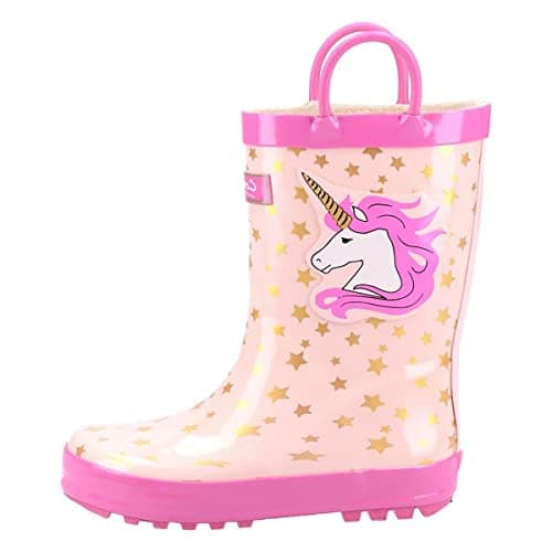 Image of Cotswold Puddle Waterproof Pull On Boot Unisex Kids Unicorn Size 5