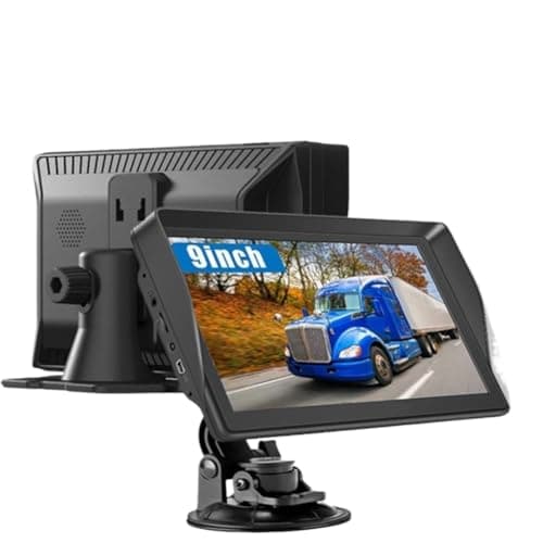 Image of Car Sat Nav, GPS Navigator Touchscreen, Car GPS Navigation with Voice Guidance, Latest UK Maps Update for Car Truck, Hands-free Calling,Lane Guidance Assist (9 Inch)