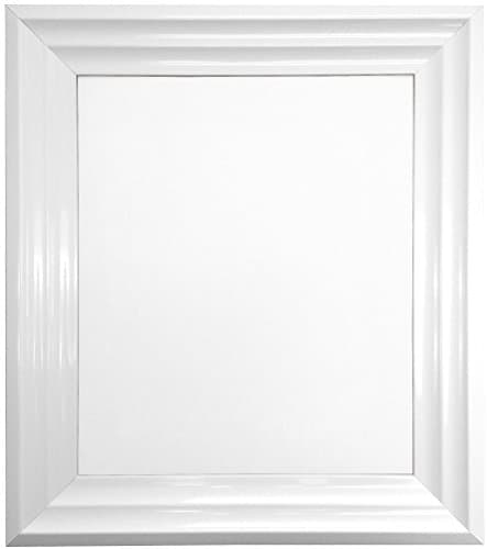 Image of FRAMES BY POST Firenza White Picture Photo Frame Plastic Glass 50 x 23 cm