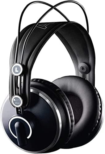 Image of AKG K271MKII Over Ear Closed Back Headphones, Versatile design, High performance build, Exceptional isolation - Black & Blue