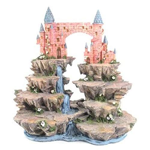 Image of HoitoDeals 1Pcs Fantasy Castle Mountain Tiered Display Stand For Home Decor Item