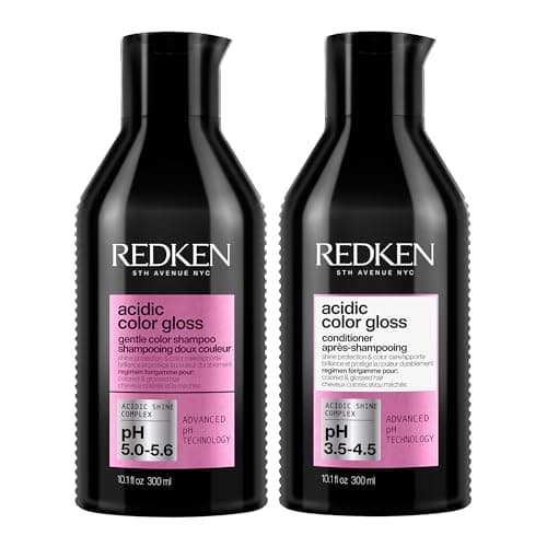 Image of Redken DUO Acidic Color Gloss Sulphate-Free Shampoo 300ml and Acidic Color Gloss Conditioner 300ml