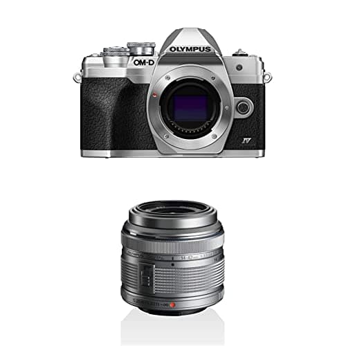 Image of Olympus OM-D E-M10 Mark IV Micro Four Thirds System Camera, 20 MP sensor, 5-axis image stabilizer + Olympus M.Zuiko Digital 14-42 mm F3.5-5.6 II R Lens, Standard Zoom, Suitable for All MFT Cameras