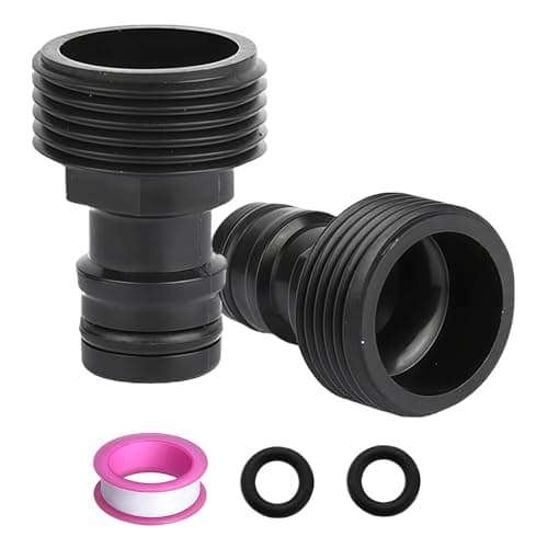 Image of 2Pack Garden Tap Connector Hose Tap Adapter 3/4inch,Outdoor Male Threaded Tap Connector for Hose Pipe