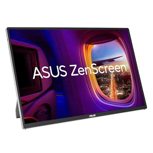 Image of ASUS ZenScreen OLED MQ16FC Portable Monitor (16 Inch 16:10 WUXGA (1920 x 1200) OLED Panel, Power Pass Through, Auto Rotate, Tripod, USB Type-C, Mini HDMI, 95% DCI-P3, Flicker Free, Low Blue Light)