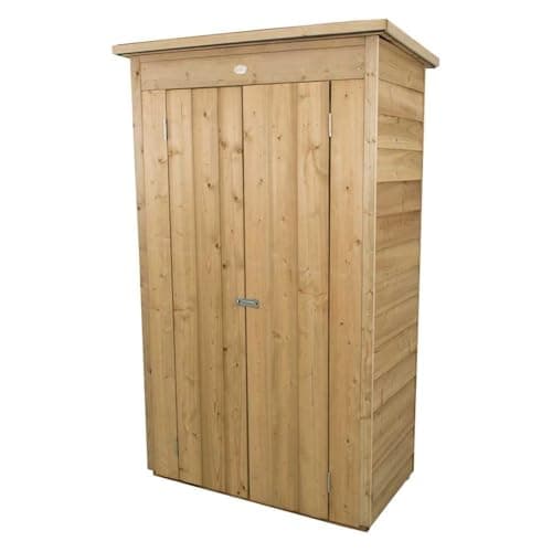 Image of Forest Wooden Pressure Treated Pent Tall Storage Shed - Assembly Available