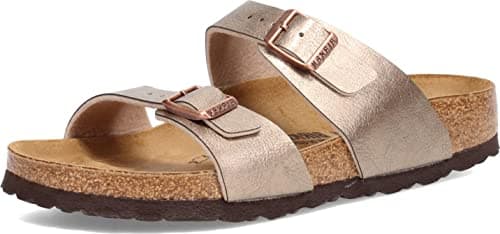 Image of Birkenstock Women's Sydney Birko-flor, Graceful Taupe, 42 N EU