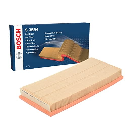 Image of Bosch S3594 Car Air Filter - Separates Particles from the Air Intake - Moisture-resistant plus High Tensile Strength