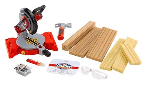 Image of little tikes Creative Construction Power Cuts Set - Includes 6 Accessories, Pretend Play Construction Set, Suitable for Boys and Girls Ages 3+ Years