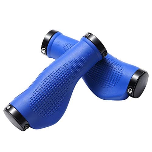 Image of Dymoece Mountain Bike Handlebar Grips,Ergonomic Design Dual Lock-on for Bicycle MTB Cycling