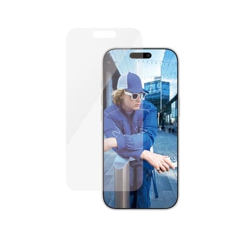 Image of PanzerGlass Classic Fit Screen Protector for Apple iPhone 16 Pro 6.3" 2024| Drop & Scratch Resistance, Standard Fit Tempered Glass, Anti-Fingerprint, Easy Install, Case Friendly - Clear
