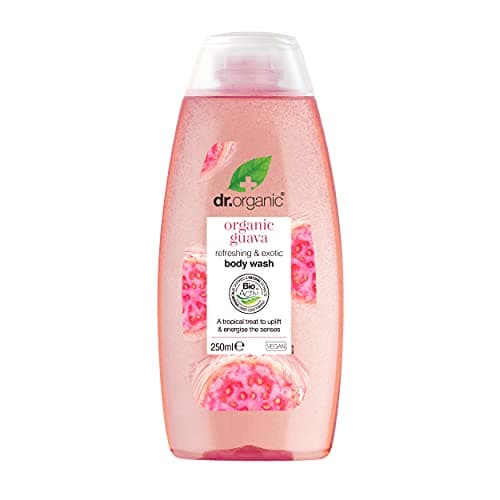 Image of Dr Organic Guava Body Wash, Shower Gel, Mens, Womens, Natural, Vegan, Cruelty-Free, Paraben & SLS-Free, Organic, 250ml, Packaging may vary