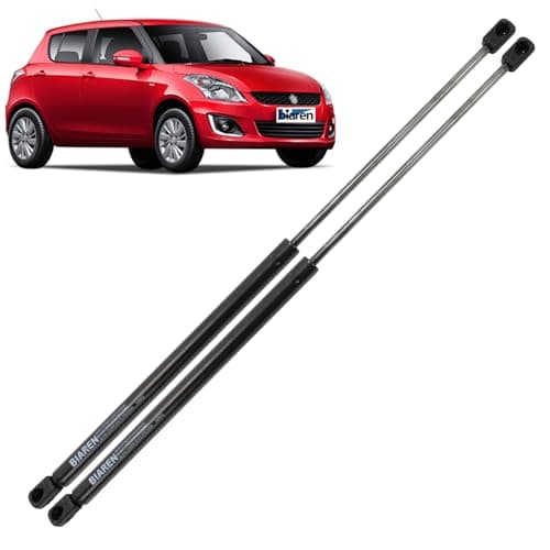Image of BIAREN 2x Rear Tailgate Boot Gas Struts For Suzuki Swift (2010-2017) Lift Support System 270 (N) 511 MM 8186068L00 8185068L00