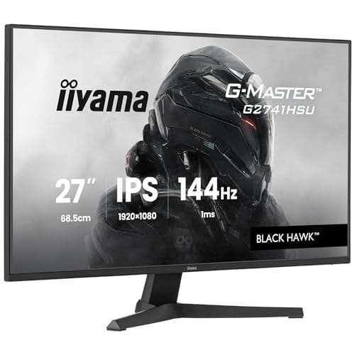 Image of iiyama G-Master G2741HSU-B1 27 inch144Hz HD Gaming Display, 1ms (MPRT) IPS LCD with Adaptive Sync, 1920 x 1080, HDMI/DP