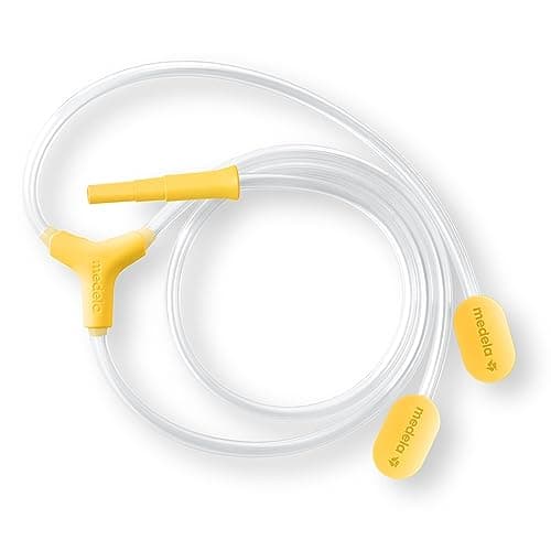 Image of Medela Replacement Tubing, Compatible with New Pump in Style Hands-Free Breast Pump, Authentic Spare Breastpump Parts, Made Without BPA, 1 Set, Clear Yellow