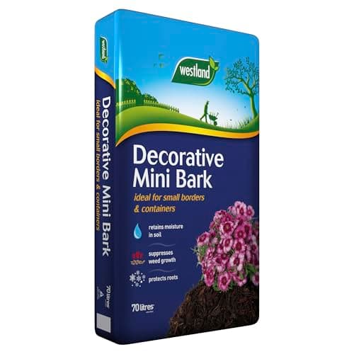 Image of 70L WESTLAND DECORATIVE MINI BARK BED BORDER WEED SUPPRESSION CONTAINER PLANT