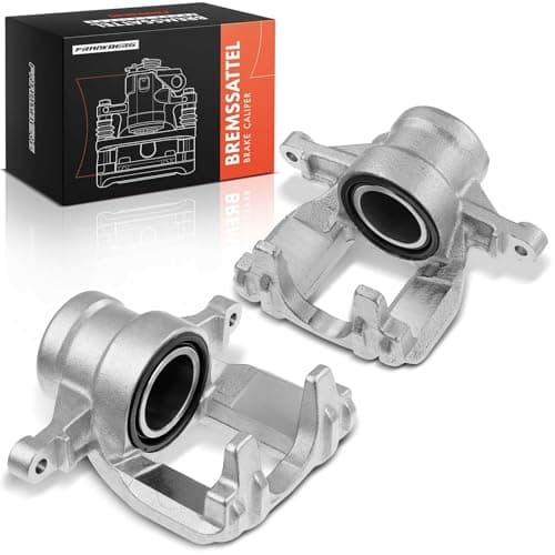 Image of Frankberg 2x Brake Caliper Disc Brake Rear Cast Aluminium Compatible with Sprinter 3 5-T Bus Box Platform/Chassis Sprinter 3-T Bus Box Sprinter 4,6-T Replace# 2E0615423