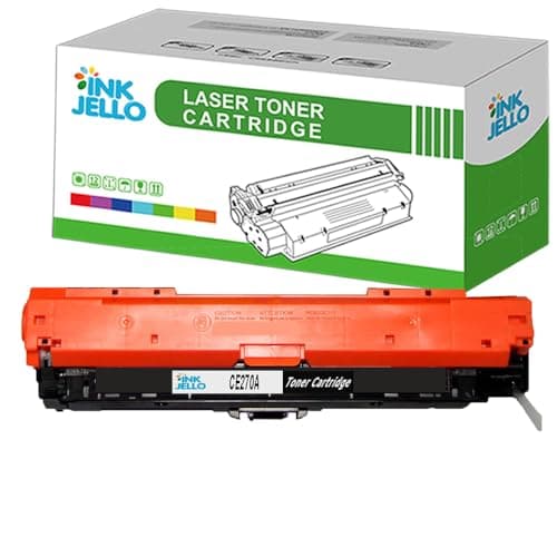Image of InkJello Remanufactured Toner Cartridge Replacement for HP Colour LaserJet CP5520 CP5525dn CP5525n CP5525xh Enterprise M750dn M750n M750xh CE270A (Black)