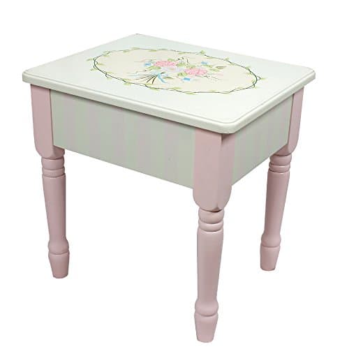 Image of Fantasy Fields By Teamson Bouquet Kids Vanity Stool with Storage (no Table) W-3843G/2