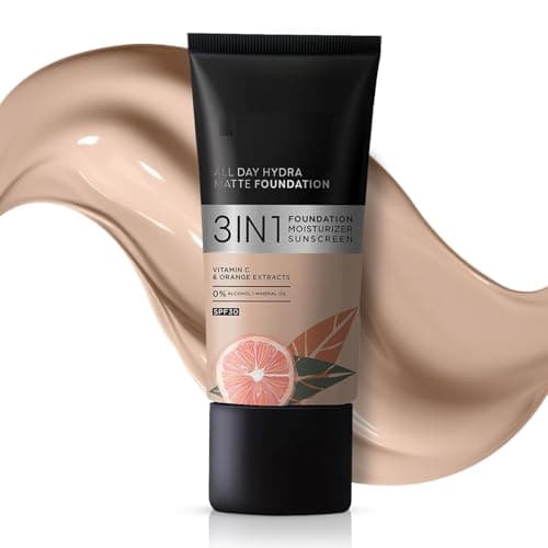 Image of Al.l Day Hydra Matte Foundation|3-In-1 Foundation + Moisturizer Cream + Spf 30|24 Hr Aloe Hydration&Vitamin C|10Hr Long Wear|Medium To High Buildable Coverage|Rich Ivory 013| 25Ml (Pack Of 1)