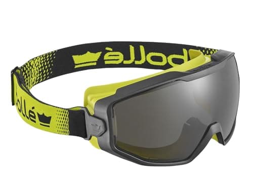 Image of Bolle SPECTRUM Vented Goggles with smoke lens and Platinum coating offer fog-free scratch-resistant protection and enhanced comfort for outdoor industrial environments.