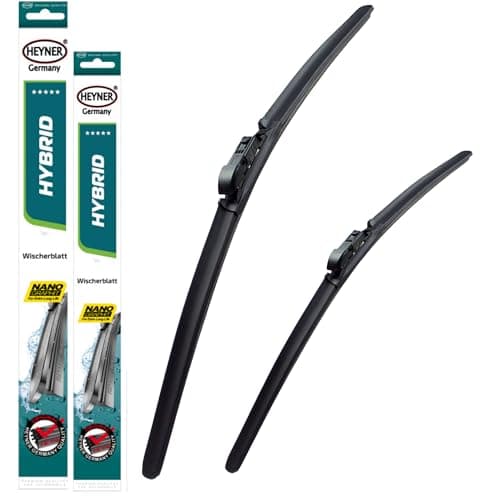 Image of Heyner Fits: Audi Q4 Cars Hybrid Wiper Blades (Set of 2 Wipers for Audi Q4 2021-2026 HH2818ST)