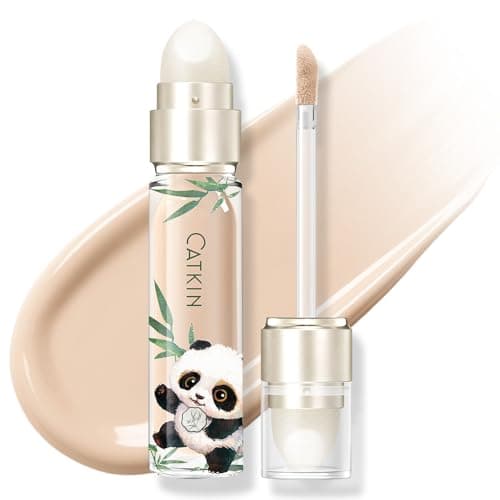 Image of CATKIN Double-ended Full Coverage Serum concealer for Face, Dark Circles, Blemish & Fine Line, Correctors, Contour and Highlighter, Suitable for Sensitive Skin, Natural Matte Finish, 5.4ml