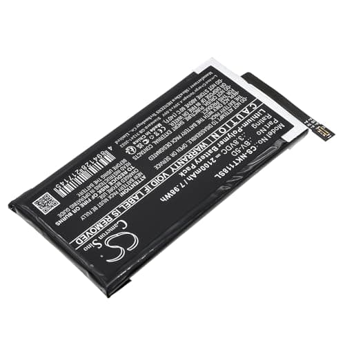 Image of TECHTEK Battery 2100mAh compatible with [Nokia] 800 Tough, TA-1186, TA-1186/DS replaces BPCNTBY001B, BV-5D FBA