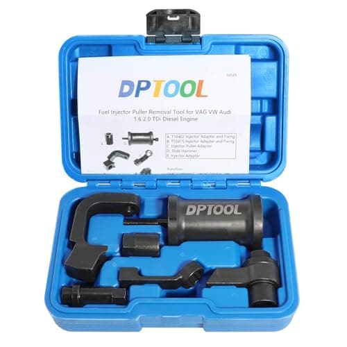 Image of DPTOOL Fuel Injector Puller Removal Tool Kit Compatible with VAG VW Audi 1.6 2.0 TDi Diesel Engine Replace T10402 T10415