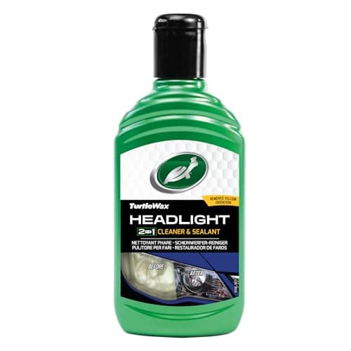 Image of Turtle Wax 53146 Headlight Restorer Headlamp Cleaner Liquid 300ml (Packaging may vary)