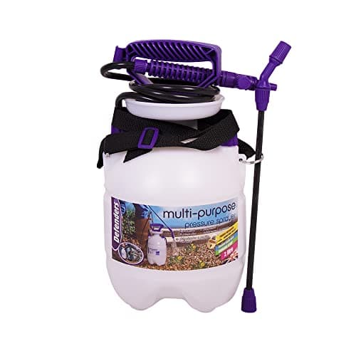 Image of Defenders Multifunction Plastic Pressure Sprayer for Home and Garden with Carrying Strap - 2L Great for Pesticides, Fungicides, Weedkiller, Cleaning and Maintenance