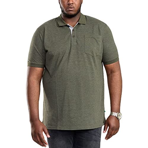 Image of D555 Big & Tall Khaki Core Polo Shirt - Men's