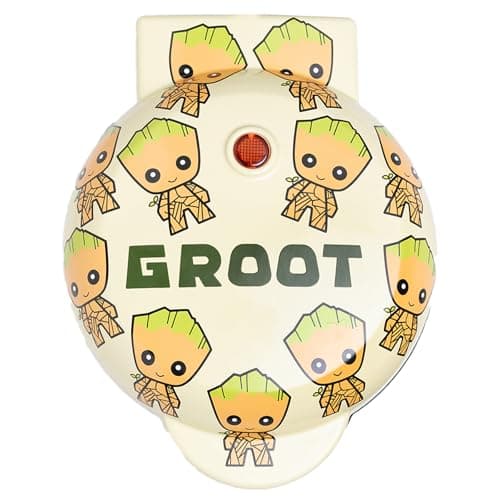 Image of Uncanny Brands Groot Mini Waffle Maker - Cook With Your Favorite GOTG Character