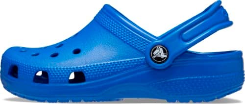 Image of Crocs Unisex Kids Classic Clog K Clogs, Blue Bolt, 12 UK Child