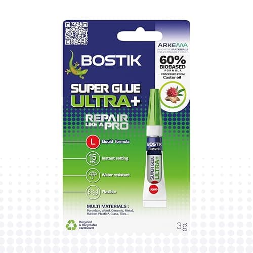 Image of Bostik Super Glue Ultra+ 3G Tube - Clear
