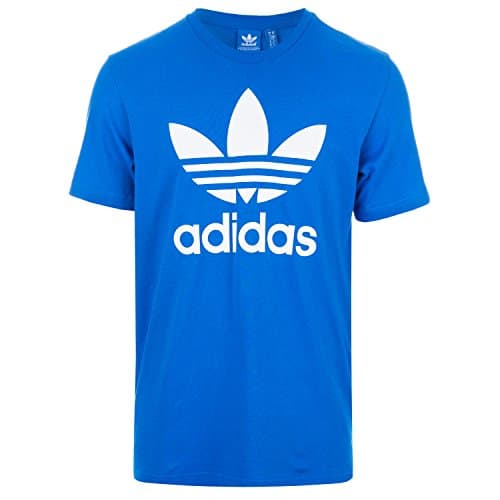 Image of Adidas Men's Originals Trefoil T-Shirt - Bluebird, Medium