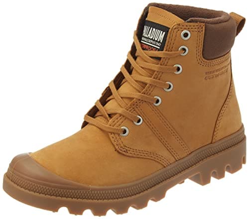 Image of Palladium Unisex Pallabrousse Wp+ Cuff Fashion Boot, Apple Cinnamon, 5.5 UK