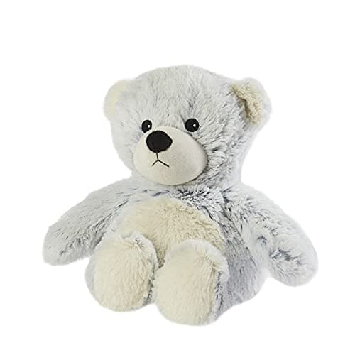 Image of Warmies® Plush Grey Marshmallow Bear Microwave,Medium