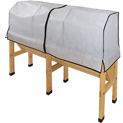 Image of Vegtrug MWHFC1157 Medium Wall Hugger Greenhouse Fleece Cover - White
