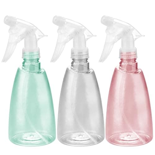 Image of Oiiurly 3 Pcs Water Spray Bottle 500ml Plastic Empty Spray Bottles With Fine Mist and Inject Modes for Home Cleaning Hairdressing Gardening Plants Refillable Sprayer Bottle