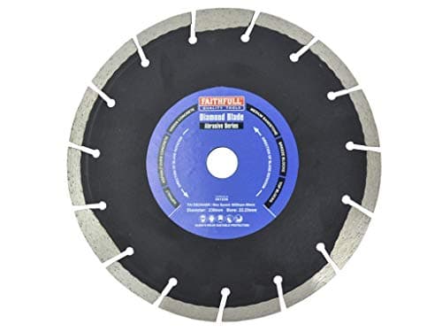 Image of Faithfull FAIDB230ABR Asphalt and Abrasive Materials Diamond Cutting Blade 230 mm (9 Inch)