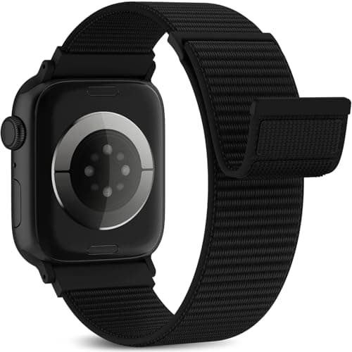 Image of Higgs Nylon Strap Compatible with Apple Watch 40 mm 41 mm 38 mm 44 mm 45 mm 46 mm 42 mm 49 mm, Sport Solo Loop Replacement Strap for iWatch Series 11 10 9 8 7 6 5 4 SE Ultra 3 2 1 for Men Women