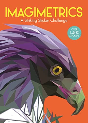 Image of Imagimetrics: A Striking Sticker Challenge (Sticker by Number Geometric Puzzles)