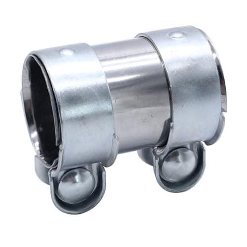 Image of YUCHENSHLP 55 x 95mm Car Exhaust Pipe Sleeve Connector Clamp Compatible with Audi VW Seat Skoda 1K0253141M Vehicle Replacement Parts