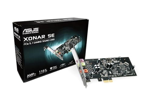 Image of ASUS 90YA00T0-M0UA00 Xonar SE 5.1 Gaming Soundcard PCIe Hi-Res Audio 300ohm 116dB SNR Headphone Amp :: (Components > Sound Cards)