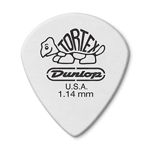Image of Jim Dunlop 478P 1.14mm Tortex Jazz III Guitar Pick - White (Pack of 12)