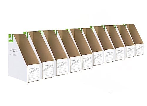Image of Q-Connect KF21659 Business Magazine File (10 pack) 100x230x300mm